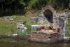 Butrint, Sarand, Vlor County, Albania: niche - Butrint archeological site - photo by A.Dnieprowsky