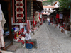 Kruje, Durres County, Albania: narrow street in the old bazar - market - photo by J.Kaman