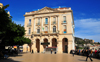 Algeria / Algrie - Bejaia / Bougie / Bgayet - Kabylie: Bank of Algeria - Gueydon square, named after Admiral Count Louis Henri de Gueydon, Governor-General of Algeria | Banque d'Algrie - la place porte le nom du Gouverneur Gnral de l'Algrie, comte amiral Louis Henri de Gueydon - photo by M.Torres