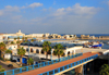 Algiers / Alger - Algeria: footbridge leading to the ferry terminal - waterfront | passerelle pitonne d'accs a la gare maritime - Entreprise du port dAlger (EPAL) - Rue d'Angkor - photo by M.Torres