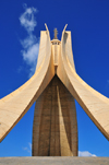 Algiers / Alger - Algeria: Monument of the Martyrs of the Algerian War - El Madania municipality, Sidi M'Hamed district | Monument des martyrs de la guerre d'Algrie - commune de El Madania (ex-Clos Salembier), Dara de Sidi M'Hamed - photo by M.Torres