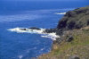 Ile Amsterdam / Amsterdam island - TAAF: black lava coast (photo by Francis Lynch)