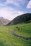 Andorra - Coma de Ransol: stream flowing from the mountain - Pyrenees - photo by M.Torres