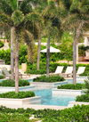 Barnes Bay, West End, Anguilla: Viceroy Anguilla hotel - palm trees on the pool - Luxury Caribbean Resort - photo by M.Torres