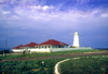 Australia - Kangaroo Is., South Australia: Cape Willoughby Lighthouse - land side - photo by G.Scheer