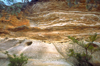 Blue Mountains, New South Wales, Australia: cave - eroded sandstone - Blue Mountains NP - photo by G.Scheer