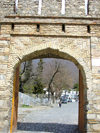 Sheki / Shaki - Azerbaijan:  fortress gate - photo by N.Mahmudova