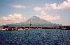 Azores / Aores - Horta: a ilha do Pico vista do porto / Horta: Pico island from the harbour - photo by M.Durruti