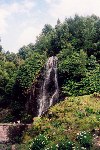 Azores / Aores - Achada - concelho de Nordeste: cascata - planalto dos Graminhais / waterfall on the Graminhais plateau - photo by M.Durruti