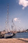 Azores / Aores - Horta: yachts in marina / iates na marina - photo by M.Durruti