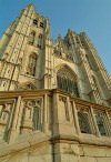 Belgium - Brussels / BRU: St. Michael and Gudula Cathedral - Sint-Michiels- en Goedele-kathedraal - Sint-Goedele - Gothic style - photo by Pierre Jolivet