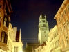 Belgium - Brugge / Bruges (Flanders / Vlaanderen - West-Vlaanderen province): nocturnal - Sint-Salvator Cathedral - Unesco world heritage site (photo by M.Bergsma)