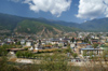 Bhutan - Thimphu - view along the Wang Chhu river - photo by A.Ferrari