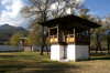 Bhutan - Paro: park outside Ugyen Pelri palace - photo by A.Ferrari