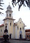 Brazil / Brasil - Curitiba: pastel - igreja (photo by Miguel Torres)