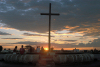 Brazil / Brasil - Brasilia: Cruzeiro square - sunset / praa do Cruzeiro - pr do sol (photo by M.Alves)