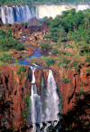 Brazil / Brasil - Foz do Iguau (Parana): Brazilian part of Iguau falls - Unesco world heritage site / Cataratas do Rio Iguau Patrimonio da Humanidade (photo by L.Moraes)