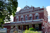 Olinda, Pernambuco, Brazil: university building - red facade of the Olinda Faculty - Faculdade de Olinda, FOCCA - Avenida da Liberdade - photo by M.Torres