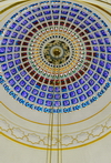 Bandar Seri Begawan, Brunei Darussalam: Sultan Omar Ali Saifuddin mosque - dome interior - photo by M.Torres