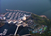 Toronto, Ontario, Canada / Kanada: Ontario Place - over the marina - photo by R.Grove