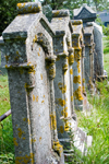 Canada 408 Militray gravestones at the hortoric fort at Annapolis Royal in Nova Scotia, Canada - photo by D.Smith