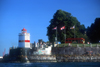 Vancouver, BC, Canada: Brockton Point lighthouse in Stanley Park - photo by D.Smith