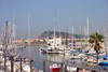 Catalonia - Barcelona: in the marina - Tibidabo in the background - photo by C.Blam