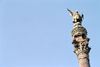 Catalonia - Barcelona: Christopher Columbus points the finger at America - Monumento a Cristbal Coln - photo by M.Bergsma