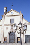 Catalonia - Barcelona: church faade / Esglsia Parroquial Verge de Grcia i Sant Josep, Plaa de Lesseps, Grcia district - photo by M.Bergsma