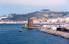 Ceuta, North Africa: Mount Hacho and the marina - one of the Pillars of Hercules / Monte Hacho e a marina / Monte Hacho y el Puerto Deportivo - photo by M.Torres