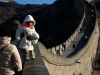 China - Badaling: toddler on the wall - the great wall of China - Unesco world heritage site (photo by G.Friedman)