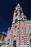 Bogota, Colombia: Church of Our Lady of Mount Carmel - Iglesia del Carmen - designed by the Italian priest, engineer and architect Giovanni Buscaglione - Santuario Nacional Nuestra Seora del Carmen de Bogot - Centro Administrativo - La Candelaria - photo by M.Torres