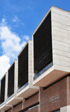 Bogota, Colombia: Engineering Faculty of Universidad de los Andes - Edificio Mario Laserna - Uniandes - architects Javier Vera, Marco Aurelio Montes, Oscar Mesa, Gabriel Jaime Giraldo - barrio Las Aguas - La Candelaria - photo by M.Torres