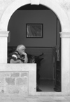 Croatia - Dubrovnik: barber's shop on Stradun - photo by J.Banks