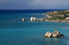 Petra Tou Romiou - Paphos district, Cyprus: view from above - photo by A.Ferrari