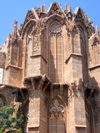 North Cyprus - Famagusta / Gazimagusa: Lala Mustafa Pasa Mosque - formerly St. Nicholas Cathedral - ruined tower (photo by Rashad Khalilov)