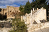 Kyrenia, North Cyprus: classic period ruins in the courtyard of the castle - photo by A.Ferrari