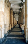 Czech Republic - Karlovy Vary / Carlsbad: colonnade on the riverfront / Kolonda - photo by J.Kaman