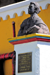 Quito, Ecuador: Quito Bullring - Plaza de Toros de Quito - monument to the ecuadorian Matador Armando Conde - photo by M.Torres