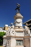 San Salvador, El Salvador, Central America: plaza Morazn - monument to General Jos Francisco Morazn - President of the Federal Republic of Central America - photo by M.Torres