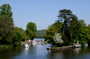 Marlow, Buckinghamshire, South East England, UK:- River Thames - Temple Lock - photo by T.Marshall