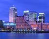 Tower Hamlets, London, England: Cascades tower and One Canada Square tower - Canary Wharf, Docklands - West India Quay, Isle of Dogs - photo by A.Bartel