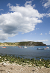 Lulworth Cove, Dorset, England: fishing boats - Jurassic Coast UNESCO World Heritage Site - photo by I.Middleton