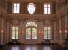 Estonia - Tallinn: Kadriorg palace - grand hall / vestibule - Parlour Grand piano - Northern Baroque - designed by Niccolo Michetti  (photo by J.Kaman)