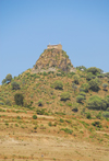 Axum - Mehakelegnaw Zone, Tigray Region: monastery of Abba Pentalewon, one of the Nine Saints who fled to Ethiopia to escape persecution after the Councils of Ephesus and Chalcedon proclaimed Monophysitism a heresy - Ethiopian Meteora - photo by M.Torres