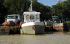 Bahir Dar, Amhara, Ethiopia: boats on the pier - photo by M.Torres