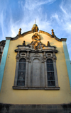 Addis Ababa, Ethiopia: Holy Trinity Cathedral - windows of the south facade - photo by M.Torres