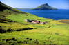 Faroes / Faeroe islands - Streymoy island: costal view near Trshavn, towards Koltur island - photo by D.Forman