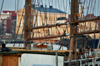 Finland - Helsinki, Kruunuhaka area with boats at the pier, detail - photo by Juha Sompinmki