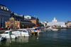 Helsinki, Finland: Market hall / Vanha kauppahalli, port, City hall and the Cathedral - photo by A.Ferrari